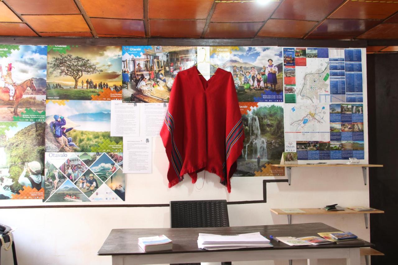 Hospedaje Los Ponchos Otavalo Bagian luar foto